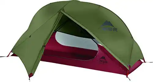 Ultraleichtes MSR Hubba NX Zelt in Grün für eine Person