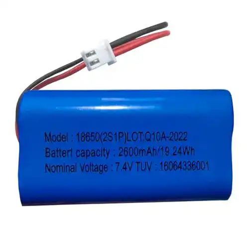 18650 Akku AOLIKES 7,4 V Lithium-Ionen Akkupack 2600 mAh
