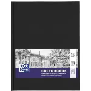 Skizzenbuch Oxford A4 Hardcover mit Fadenheftung und 192 Seiten