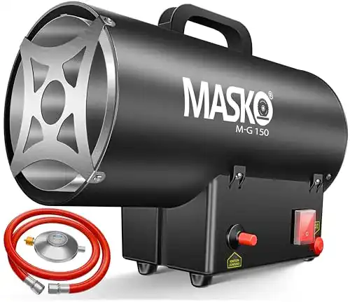 Heizlüfter 15 kW Masko Gasheizgebläse für Baustellen und Outdoor