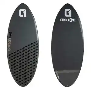 Skimboard Circle One 52 Zoll Kohlefaser Epoxy in Kobaltgrau