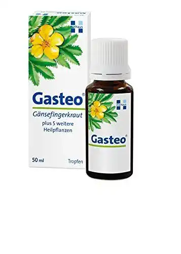 Magentropfen Gasteo mit sechs Magen-Darm-Heilpflanzen