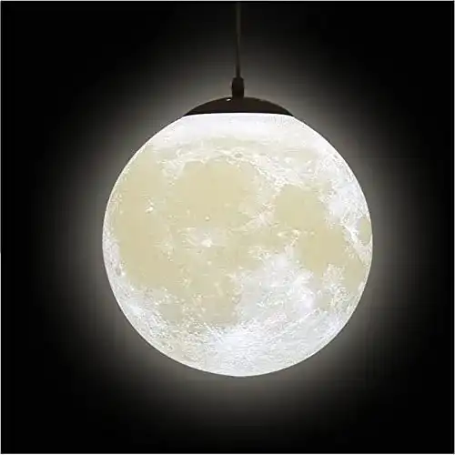 Mondlampe KRUIHAN 3D Pendelleuchte für Deckenbeleuchtung