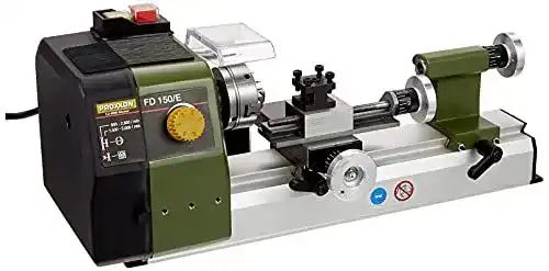 Metalldrehbank Proxxon Feindrehmaschine FD 150/E mit Riemenantrieb