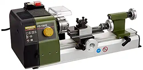 Metalldrehbank Proxxon Feindrehmaschine FD 150/E mit Riemenantrieb