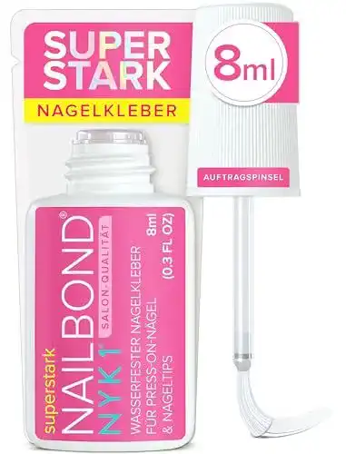 Nagelkleber Nyk1 NailBond für Kunstnägel 8ml mit Pinsel