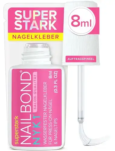 Nagelkleber Nyk1 NailBond für Kunstnägel 8ml mit Pinsel