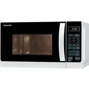 Sharp Mikrowelle R642WW mit Mehrfachfunktion und zeitgemäßem Design