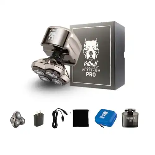 Kopfrasierer Skull Shaver Pitbull Platinum Pro – Elektrorasierer für Herren