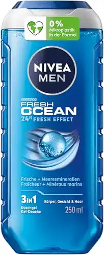 Nivea Men Fresh Ocean Duschgel, revitalisierende Körperpflege