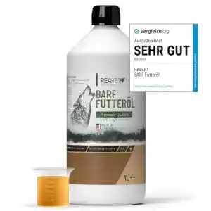 Nachtkerzenöl für Hunde – ReaVET Profi Futteröl 1 Liter