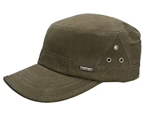 Laufcap Leoodo aus Baumwolle im Military-Stil für Herren und Damen