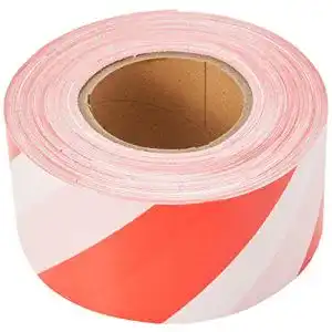 Absperrband 500m Everbuild evb2barrd500 72 mm x 500 m rot/weiß