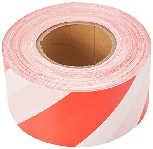 Absperrband 500m Everbuild evb2barrd500 72 mm x 500 m rot/weiß