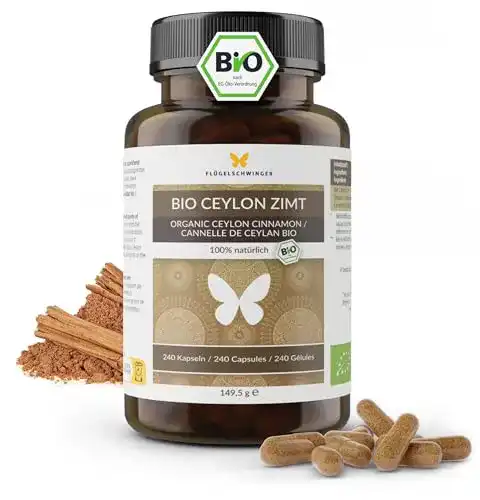 Zimtkapseln Flügelschwinger 240 BIO Ceylon Zimt Kapseln