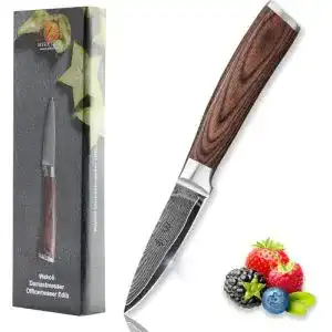 Wakoli Damastmesser EDIB Officemesser mit 8 cm Klinge