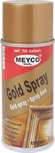 Goldspray Meyco 150 ml – Sprayfarbe in Gold für kreative Projekte