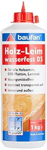 Holzleim Baufan D3 wasserfest für professionelle Holzverleimungen
