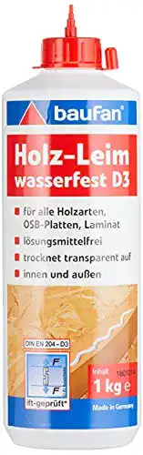 Holzleim Baufan D3 wasserfest für professionelle Holzverleimungen