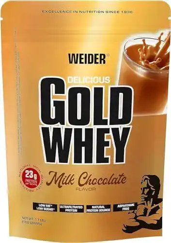 Weider Gold Whey Protein Milchschokolade im Vergleich