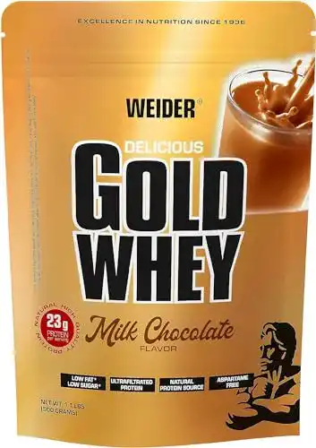 Weider Gold Whey Protein Milchschokolade im Vergleich