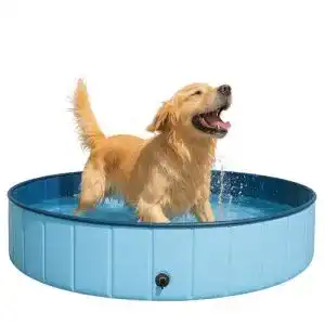 Hundepool groß faltbar für Hunde und Katzen robust und tragbar