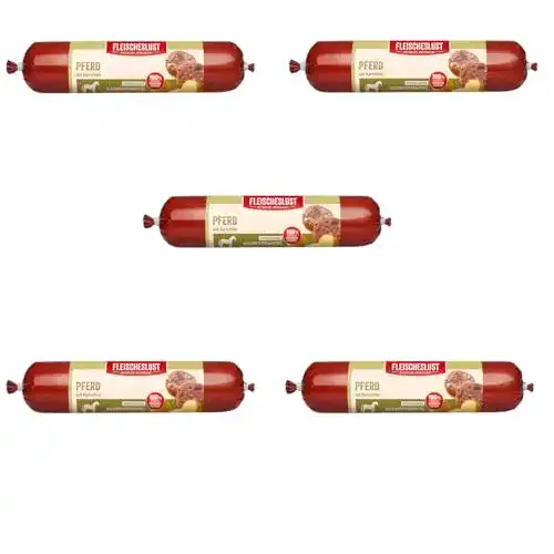 Fleischeslust Hundefutter Pferd mit Kartoffeln 5er Pack