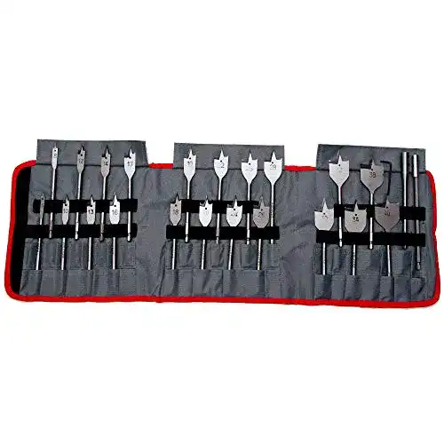 Flachfräsbohrer Volkers 24-teiliges Set für Holzbohrer