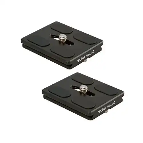 Schnellwechselplatte Rollei QAL-50 – 2er Pack für Arca Swiss Kameras
