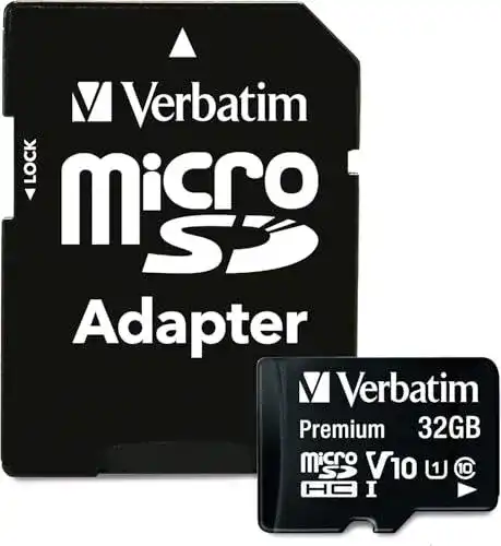 Verbatim Micro SDHC Speicherkarte 32GB mit Adapter