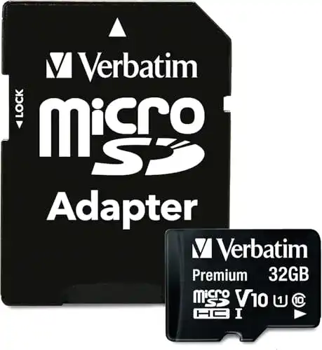 Verbatim Micro SDHC Speicherkarte 32GB mit Adapter