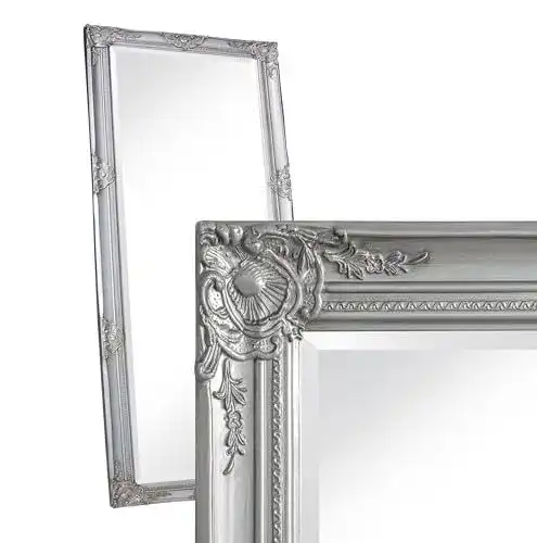 Barock Spiegel LC Home Wandspiegel Silber 180 x 80 cm