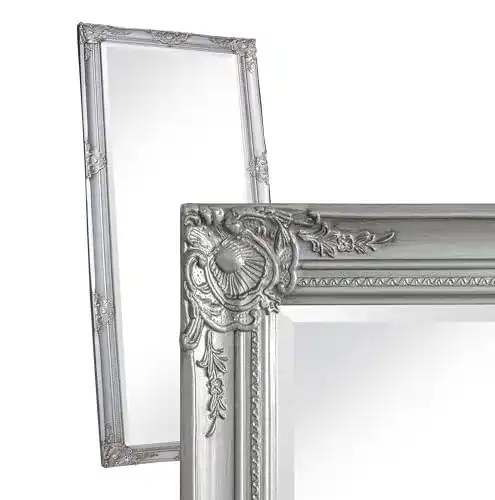 Barock Spiegel LC Home Wandspiegel Silber 180 x 80 cm