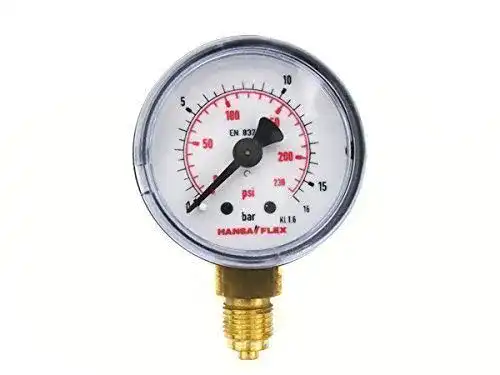 Manometer Hansa Flex 40 mm 0-16 Bar mit G 1/8 Zoll Gewinde