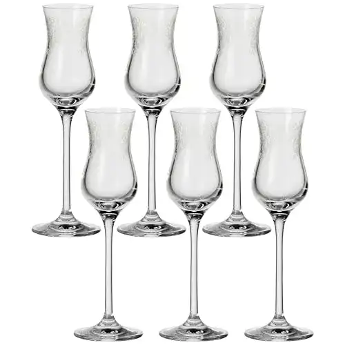 Leonardo Chateau Grappa-Gläser, 6er Set, spülmaschinenfeste Schnaps-Gläser