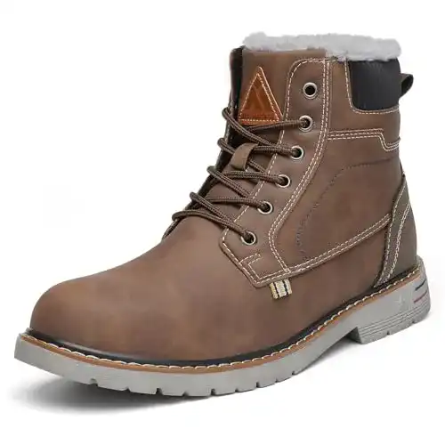 Winterstiefel für Herren von Mishansha – Gefütterte Winterschuhe