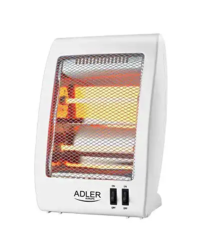 Halogen Heizstrahler Adler AD 7709 in Weiß