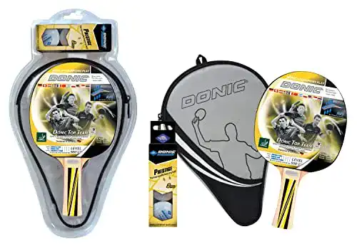 Donic Tischtennisschläger und Schildkröt Geschenkset für Spieler