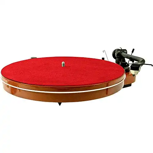 Plattentellerauflage Analogis Ledermatte für Plattenspieler Mat Six