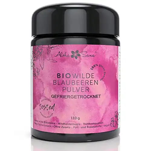 Heidelbeerextrakt Aloha Sana – Bio Wilde Blaubeeren Pulver