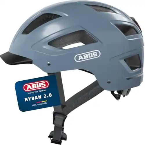 Abus Fahrradhelm Hyban 2.0 in Blau, Größe M
