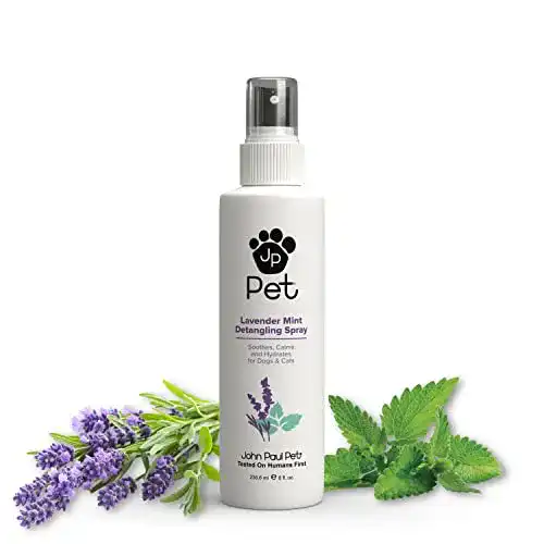 Entfilzungsspray für Hunde von John Paul Pet mit Lavendel und Minze