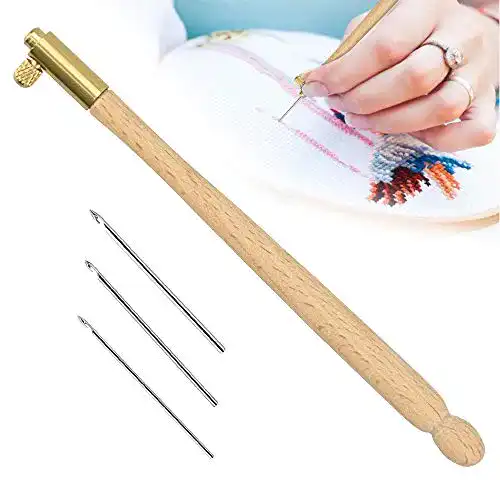 Punch-Needle Tancuder Stickerei Perlen mit 3 Nadeln 70/90/100
