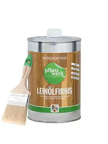 Leinölfirnis Pflanzwerk Holzlasur 1 Liter für Pflanzkübel