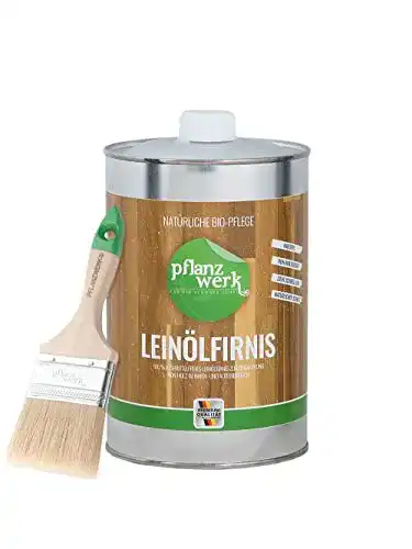 Leinölfirnis Pflanzwerk Holzlasur 1 Liter für Pflanzkübel