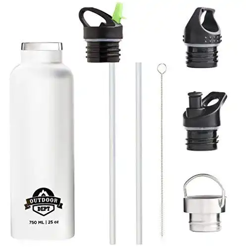 Isolierte Edelstahl-Trinkflasche für kohlensäurehaltige Getränke