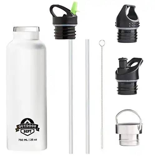 Isolierte Edelstahl-Trinkflasche für kohlensäurehaltige Getränke