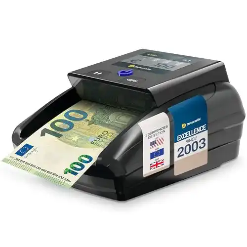Geldscheinprüfgerät Detectalia D7T+ für EUR und USD