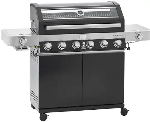 Rösle Gasgrill BBQ-Station Videro G6-S in Schwarz