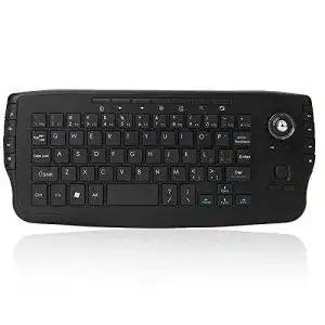 Docooler E30 2,4 GHz Wireless Tastatur mit Trackball und Fernbedienung